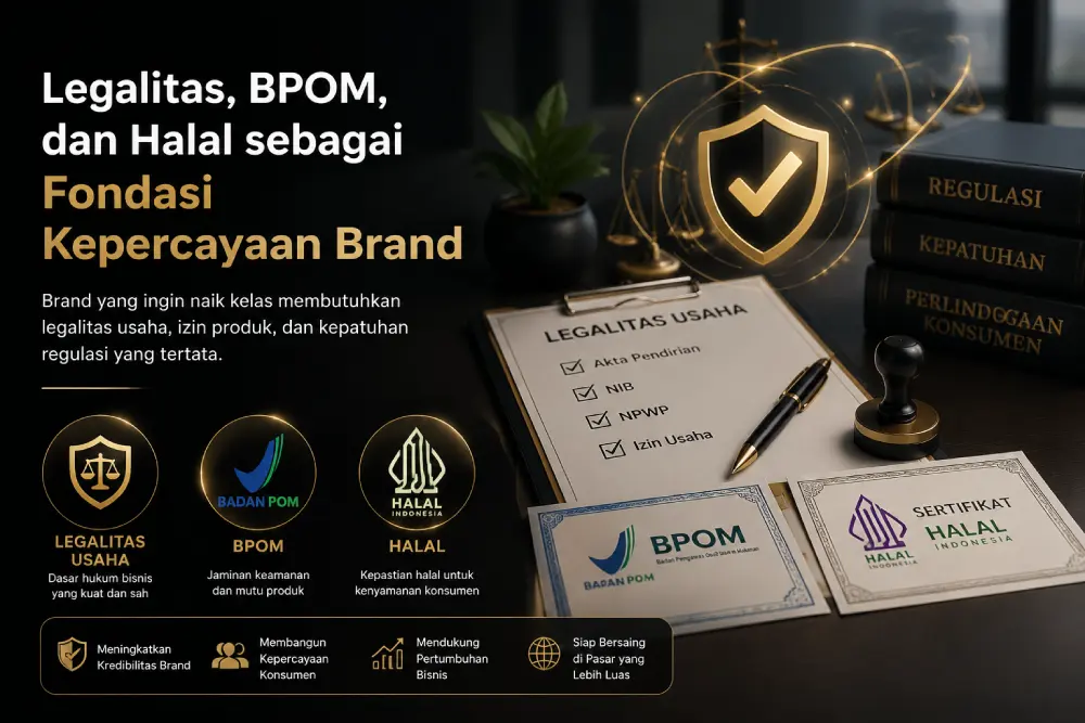 Legalitas, BPOM, dan Halal sebagai Fondasi Kepercayaan Brand